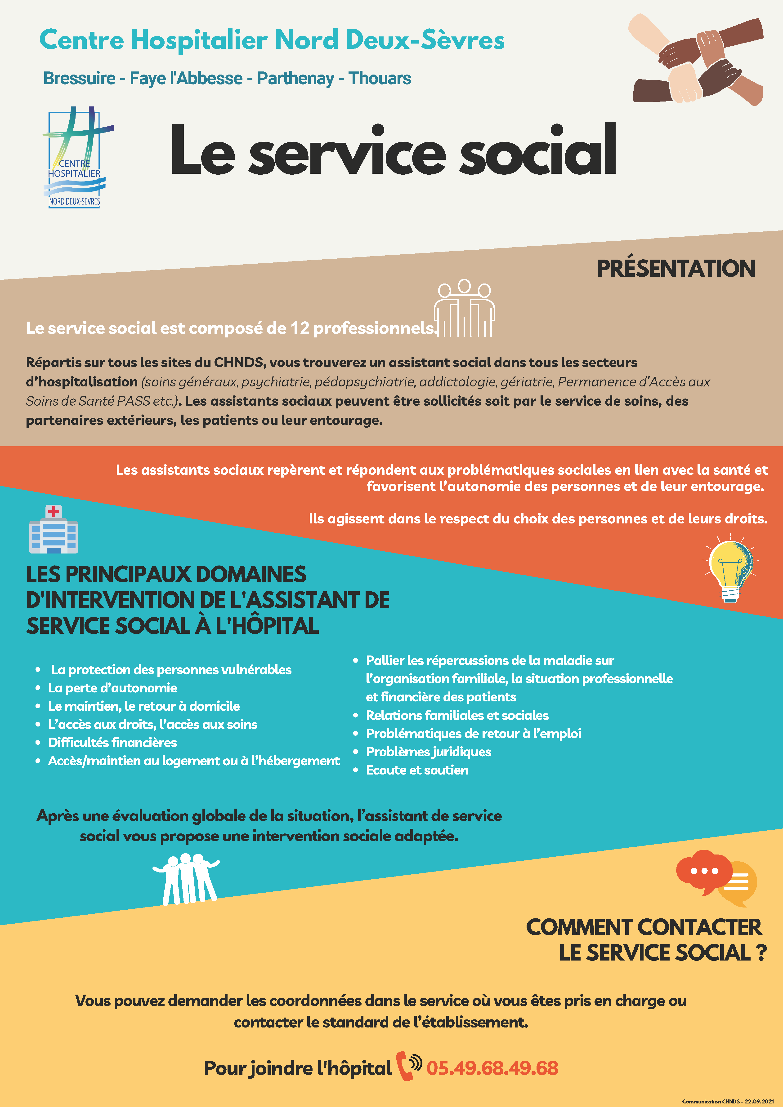 Assistante Sociale (H/F) - Nos Emplois - Centre Hospitalier Nord Deux ...